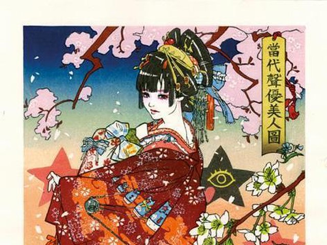 上坂すみれが浮世絵に 『当代声優美人図』お値段は10万円（CINRA）