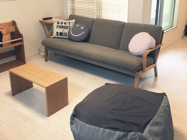無印良品 コの字の家具 オーク 幅70cm×奥行30×高さ