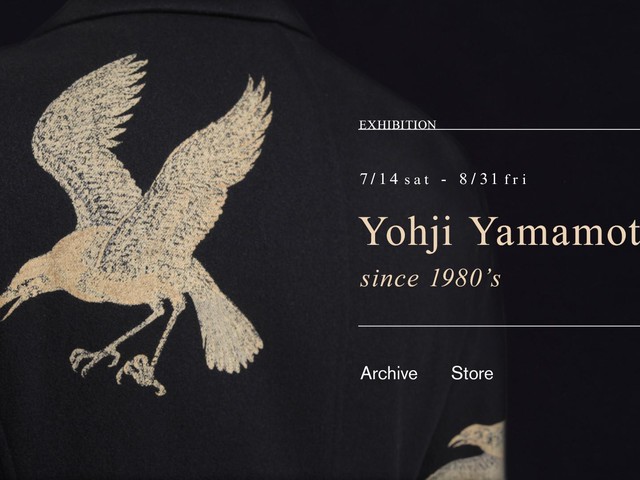 ヨウジヤマモトの名作200点超をArchive Storeが展示（FASHIONSNAP）