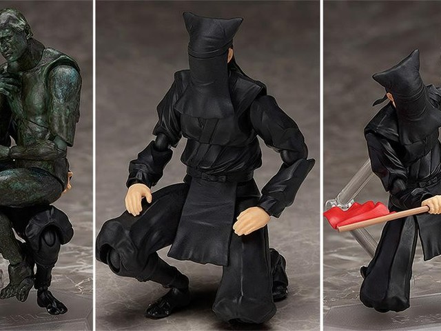 伝統芸能に欠かせない裏方「黒衣」が可動式フィギュアに！（Japaaan）