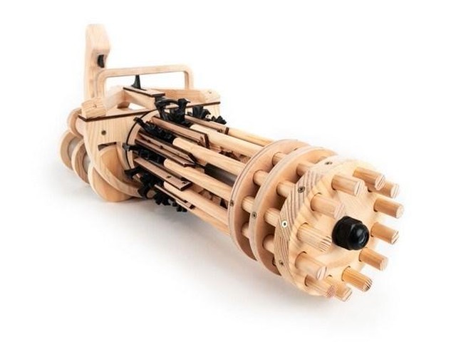 大人の本気!高性能ゴム鉄砲RubberBandMinigun（bouncy）