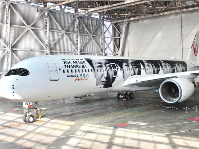 激レア ARASHI(嵐)×JAL ハワイ特別塗装機 JA873J 1/200 嵐ジェット 激レア ARASHI(嵐)×JAL ハワイ特別塗装機 JA873J 1/200 嵐