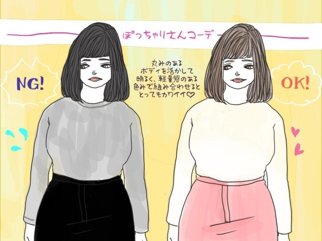 ぽっちゃり ラインが出る服 ストア