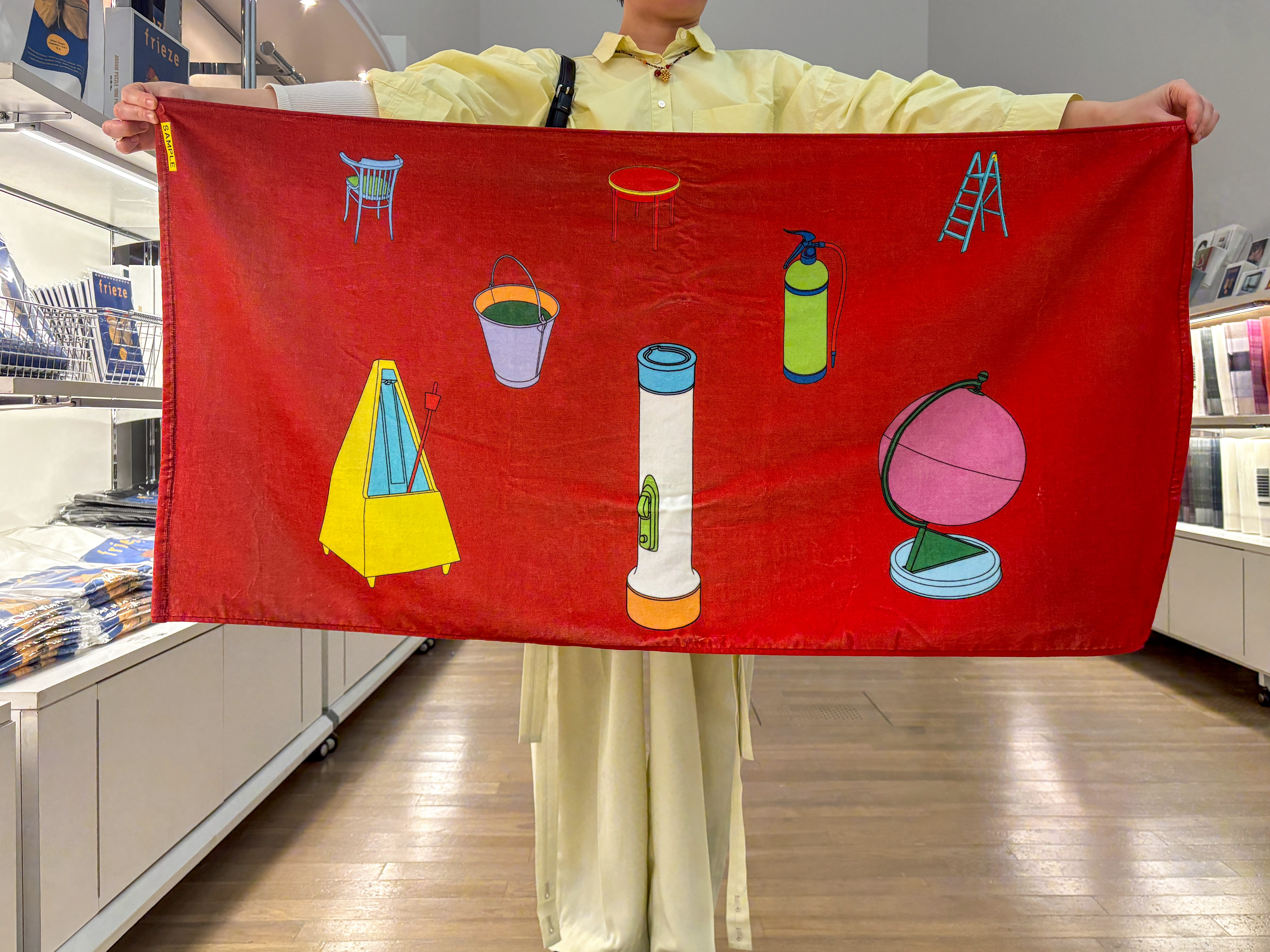 テート美術館展YBA&BEYONDグッズ　バスタオル2枚セット　ジェレミーデラー 美術館のグッズ】「テート美術館 ― YBA & BEYOND 世界を変えた90s英国