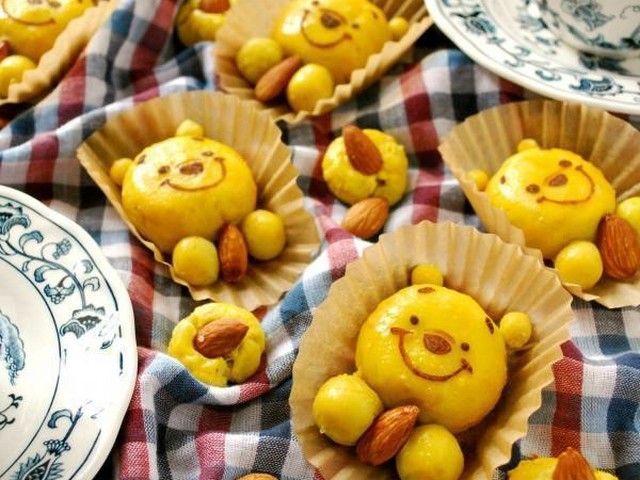 牛乳で簡単！「プーさんのスイートポテト」の作り方 ♪（暮らしニスタ）