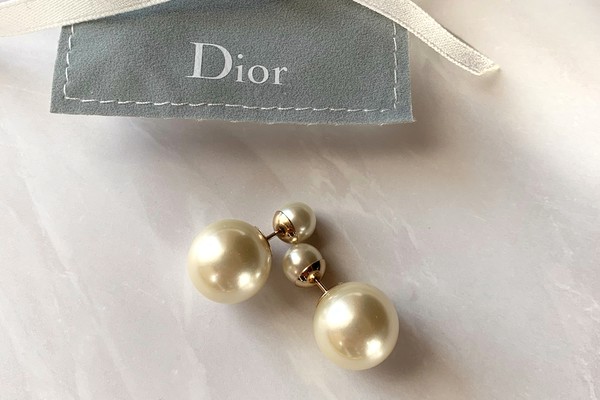 楽天市場】Diorディオール パール トライバル ボール ダブル