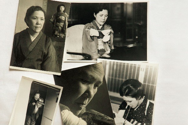 中村久子 和歌色紙 その他
