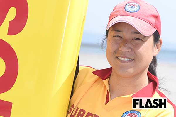 シドニー五輪・競泳「源純夏」徳島でライフセーバーに(SmartFLASH) シドニー五輪・競泳「源純夏」徳島でライフセーバーに(SmartFLASH)