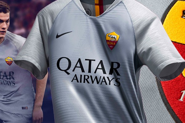 ローマ、ウルフグレーの2018-19アウェイユニフォームを発表！新背番号