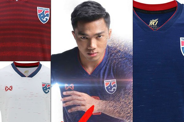 タイ代表がアジア杯に向けた2019新ユニフォームを発表！洒落たデザイン