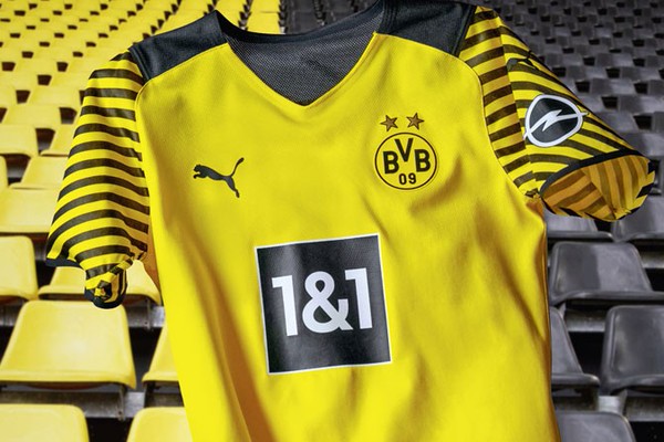 ドルトムント、2021-22新ユニフォーム発表！袖に「ストライプ復活