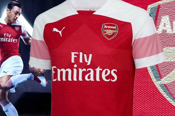 アーセナル、2018-19新ユニフォームを発表！胸には印象的な