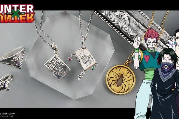 冨樫義博展 ハンターハンター クロロのモチーフネックレス クロロ HUNTER×HUNTER：ゴン、キルアのネックレス ヒソカ、クロロの