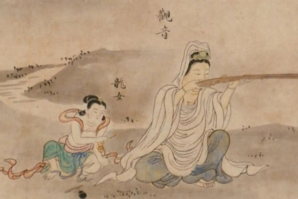 観音様は銃を構え、諸葛孔明は曲芸を披露 江戸時代に書かれた絵