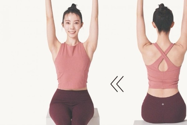 首筋美人ストレッチ】肩甲骨を動かし内巻き肩を立て直す〈背中の