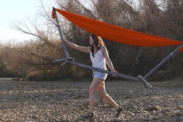 KAMMOKスウィフトレット グラナイトグレー 自立式 ハンモックスタンド