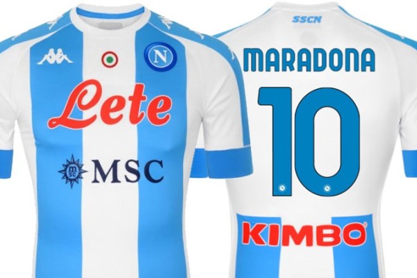 ナポリ、超人気で速攻完売だった「マラドーナ追悼ユニフォーム」を販売