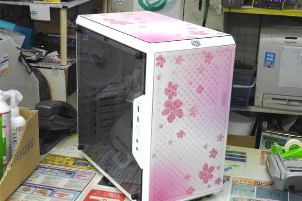 PCパーツ Q500L Sakura Edition with V750 Semi COOLER MASTER MasterBox Q500L Sakura Edition with V750 Semi
