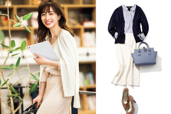 目指せ、田中みな実！ユニクロのカーディガンで通勤服でも好感度UP