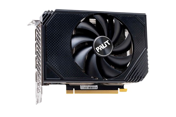 奥行き170mmのPalit「GeForce RTX 3050 StormX OC」を触ってみた 奥行き170mmのPalit「GeForce RTX 3050 StormX OC」を触ってみた