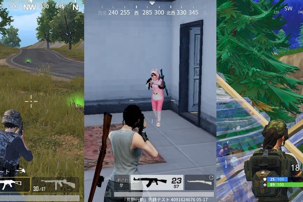 PUBG 荒野行動 フォートナイトの違いは?（アスキー）