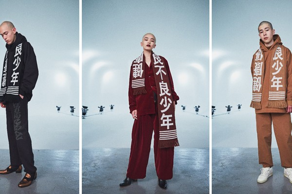 sasquatchfabrix. 17aw 健康優良不良少年 マフラー　ブラウン sasquatchfabrix. 17aw 健康優良不良少年 マフラー ブラウン