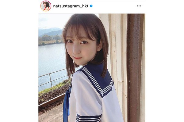 HKT48 松岡菜摘 生写真画像4枚 チームHキャプテン、選抜14曲…松岡菜摘は名実ともにHKT48の「顔