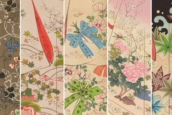 120超のデザイン！中古本で数万円する明治時代の着物の柄見本帳