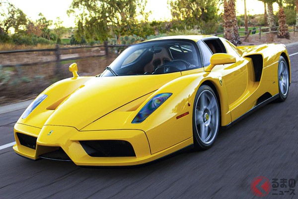 James B様 リクエスト 確認用　 フェラーリ　エンツォフェラーリ　黄色 1/12 エンツォフェラーリ イエローバージョン (セミアッセンブル